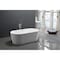 Anzzi Chand 5.58 ft. Freestanding Bathtub in White FT-AZ098 - alternate 3